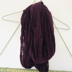 Dark Purple Infinity Scarf